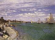 Edouard Manet The Regatta at Saomte-Adress oil painting